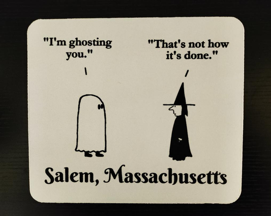 "I'm ghosting you." "That's not how it's done." Mousepad
