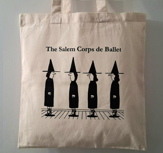 The Salem Corps de Ballet. Canvas tote bag.